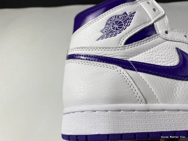 JORDAN HIGH PURPLE RETRO 1 COURT AIR CD0461-151 0806